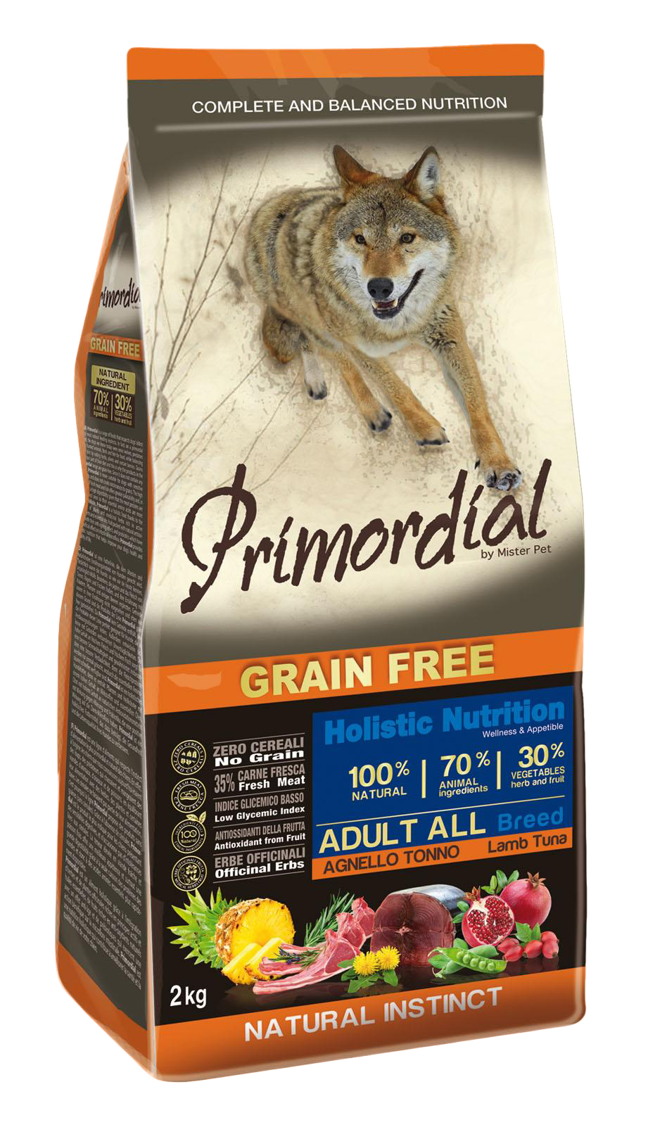 Primordial GF Adult Tuna & Lamb 12 kg - ZALEPENÝ OBAL