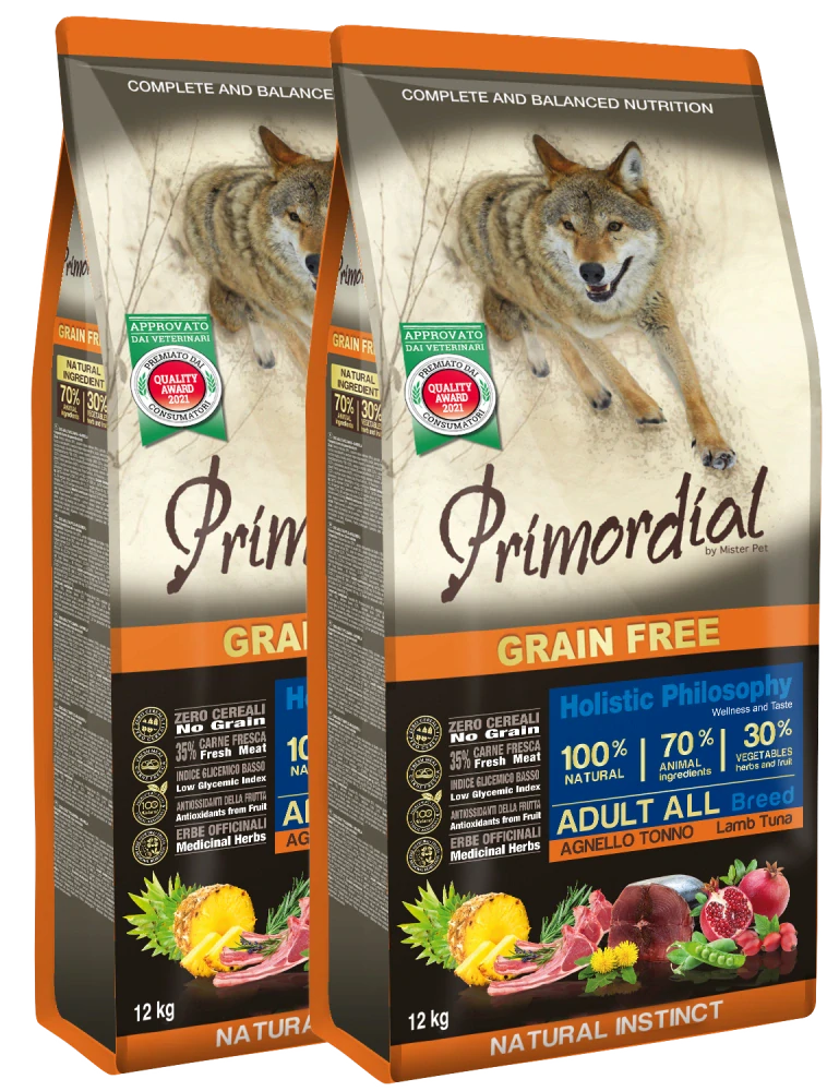 Primordial GF Adult Tuna & Lamb 2x12 kg