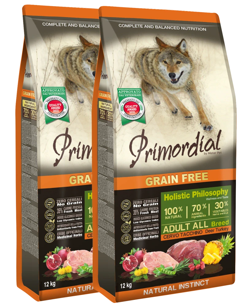 Primordial GF Adult Deer & Turkey 2x12 kg