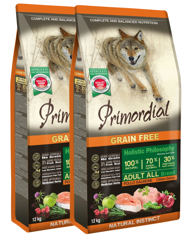 Primordial GF Adult Chicken & Salmon 2x12 kg