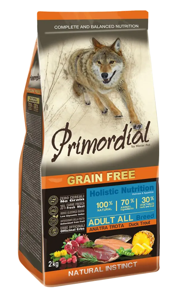 Primordial GF Adult Trout & Duck 2 kg