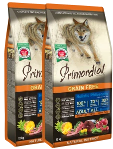 Primordial GF Adult Tuna & Lamb 2x12 kg
