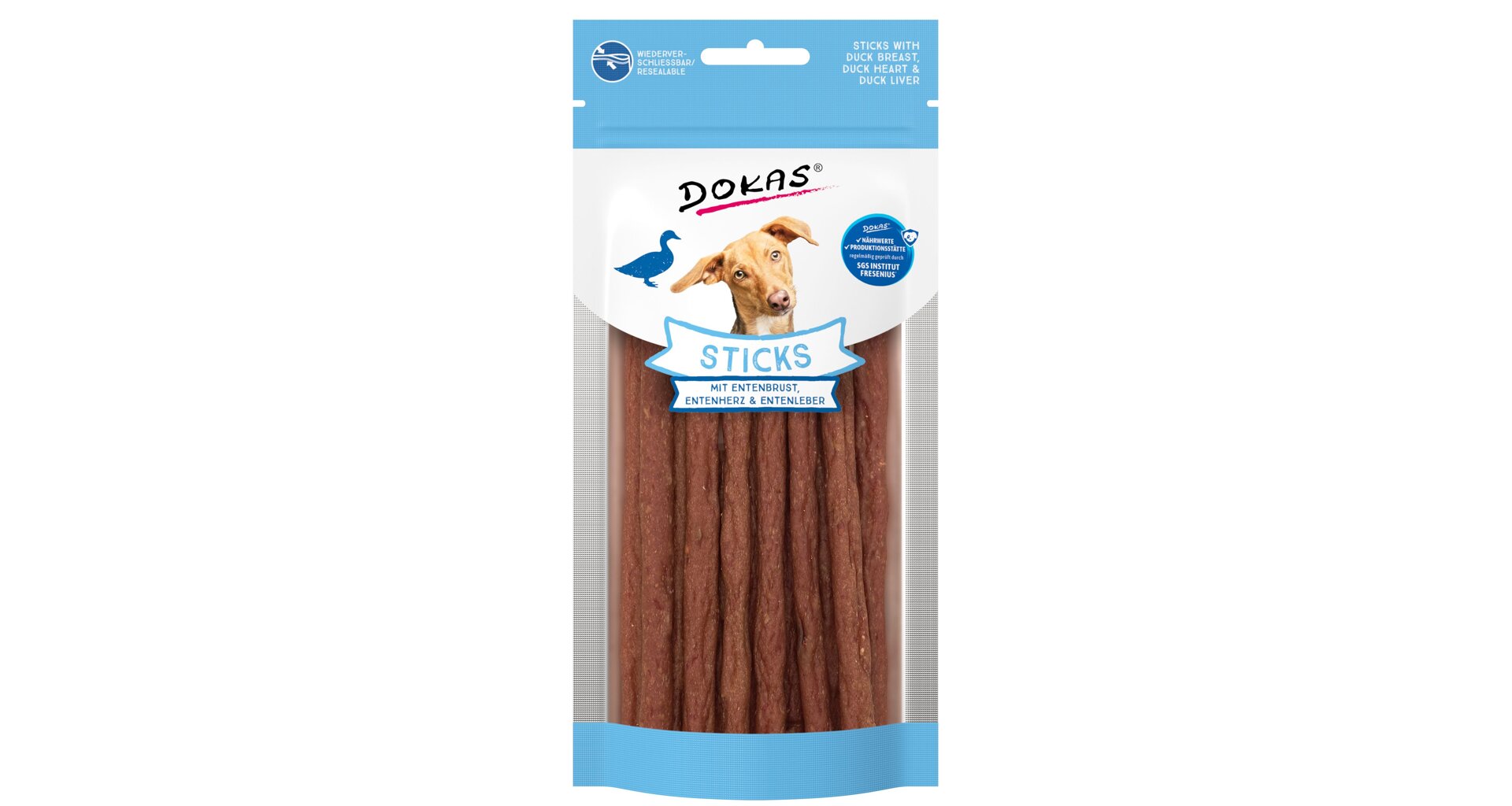 Dokas Tyčinky kachní prsa, srdíčka a játra 60 g