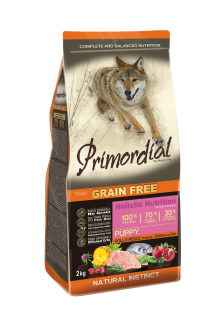 Primordial GF Puppy Chicken & Seafish 12 kg - ZALEPENÝ OBAL