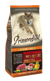 Primordial GF Adult Buffalo and Mackerel 12 kg - ZALEPENÝ OBAL