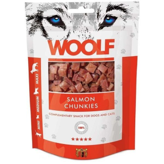 WOOLF pochoutka salmon chunkies 100g