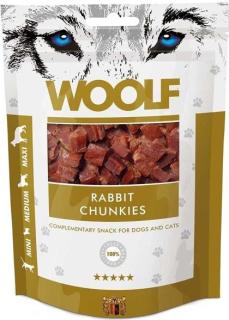 WOOLF pochoutka rabbit chunkies 100g