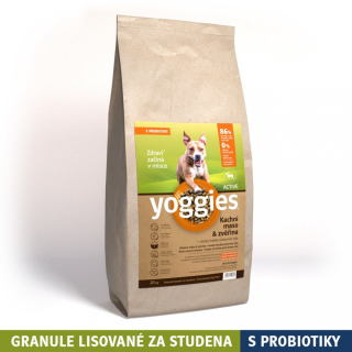 Yoggies Active kachna zvěřina 20kg