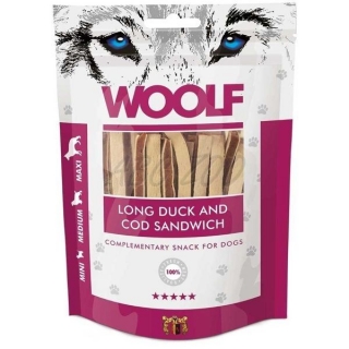 WOOLF Long Duck and Cod Sandwich 100 g