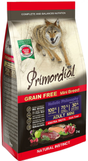 Primordial GF Mini Adult Trout & Duck 6 kg